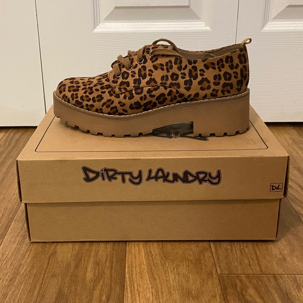 Size 7.5 Leopard Print Shoes